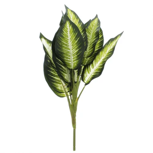 Planta Artificial 40Cm Verde/Crema Hierro/Pp Decore
