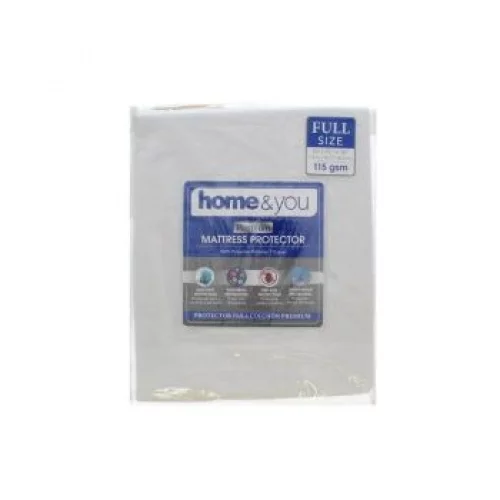 Protector P/ Colchon Full Blanco 100%Poliester Home & You