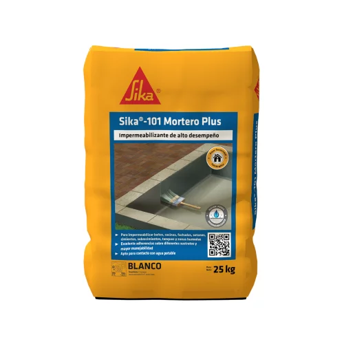 Sika 101 Mortero Plus Blanco X 25 Kg