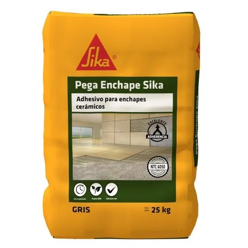 Sika.Pega Enchape Gris X 25 Kg