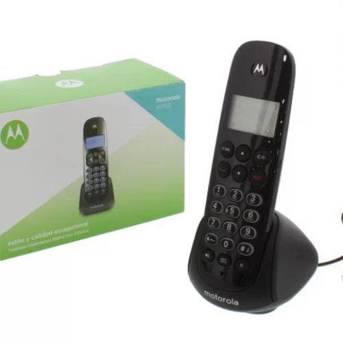 Telefono Inalambrico Motorola 110/220v Negro 100%Abs Motorola
