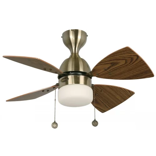 Ventilador De Techo 32` Bronce Antiguo 1L E27 40W Designers - Fan  Lighting
