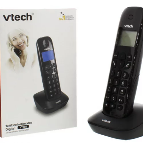 Vtech Telefono Inalambrico 110/220 Negro 100%Abs Vtech