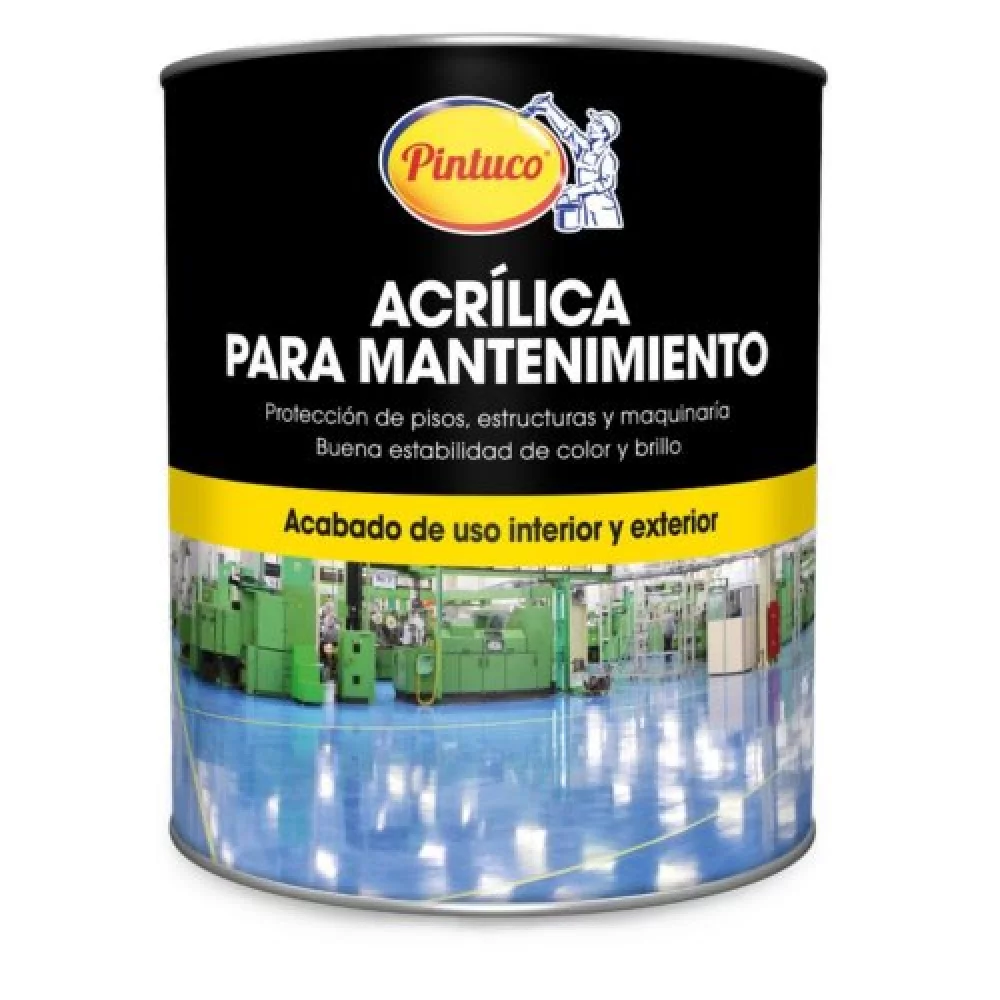 Acrilica Para Mantenimiento Amarillo Bte Gl 10012989