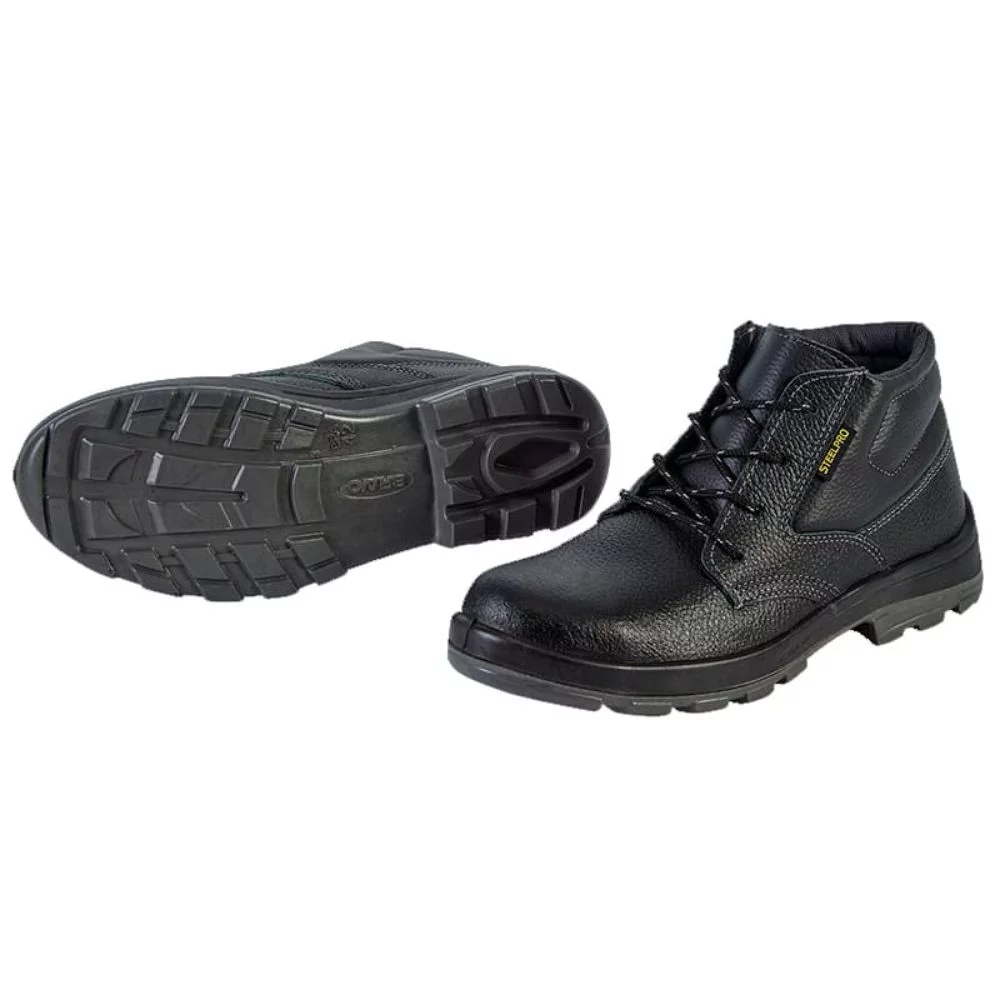 Bota De Seguridad En Cuero Dielectrica T-42 Bravo Steelpro