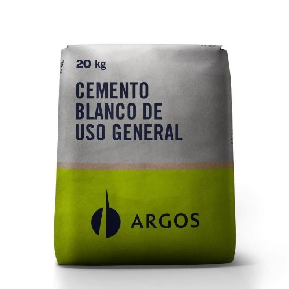 Cemento Blanco 20 Kg 1/2 Bolsa Argos - Ferretería Metrópolis Center