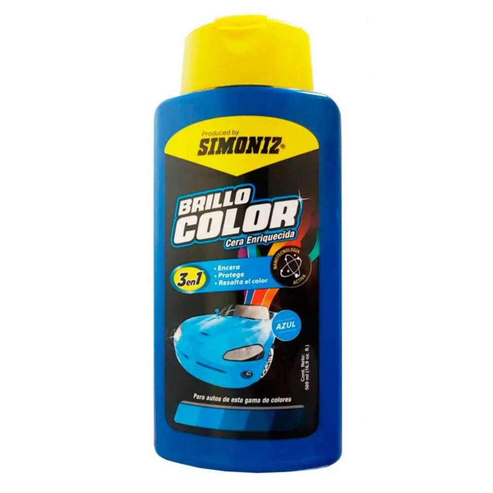 Cera Color 500 Ml Azul Liquida 4033 Az Simoniz