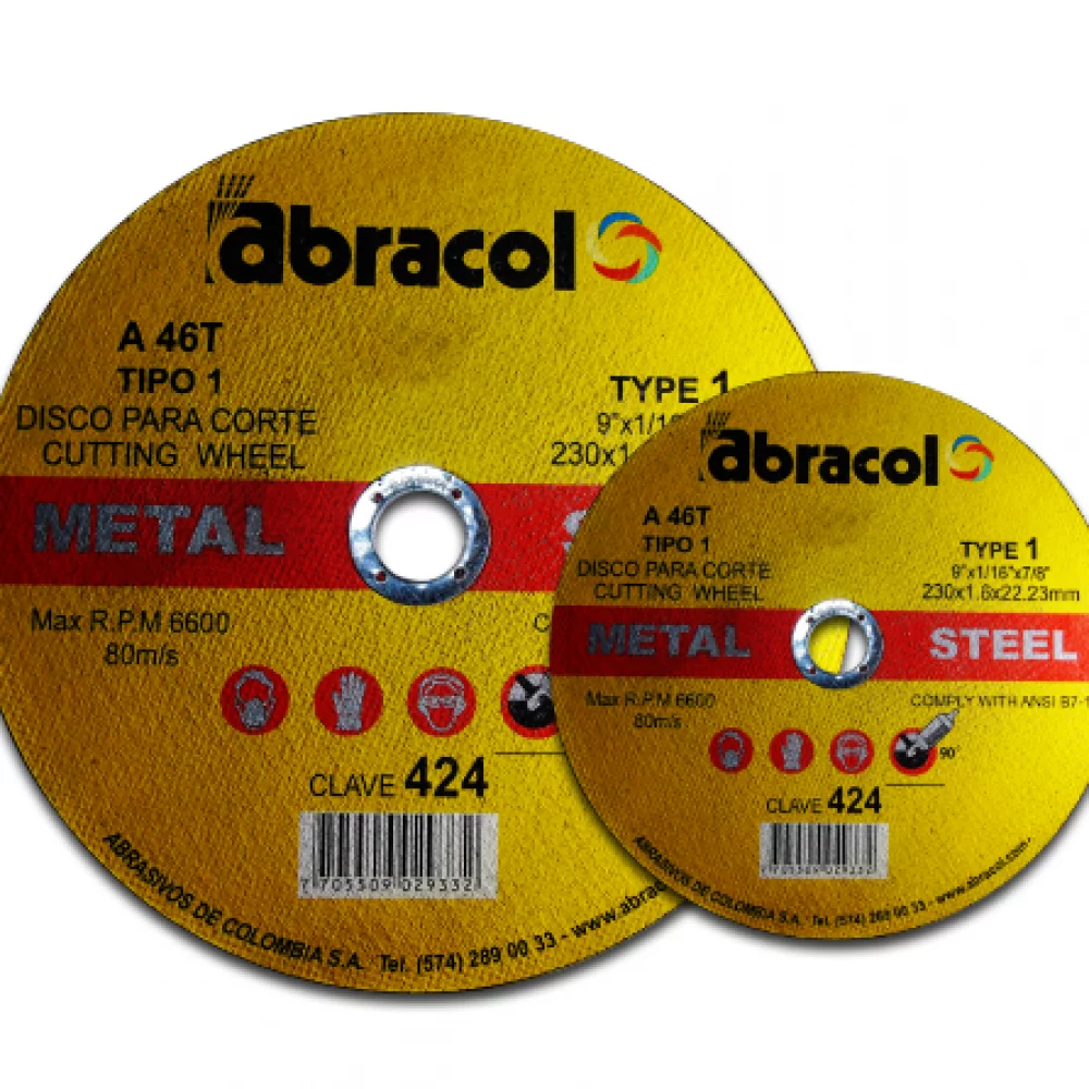 Disco Corte Fino Metal 9`X1/16X7 (424) - Ferretería Metrópolis