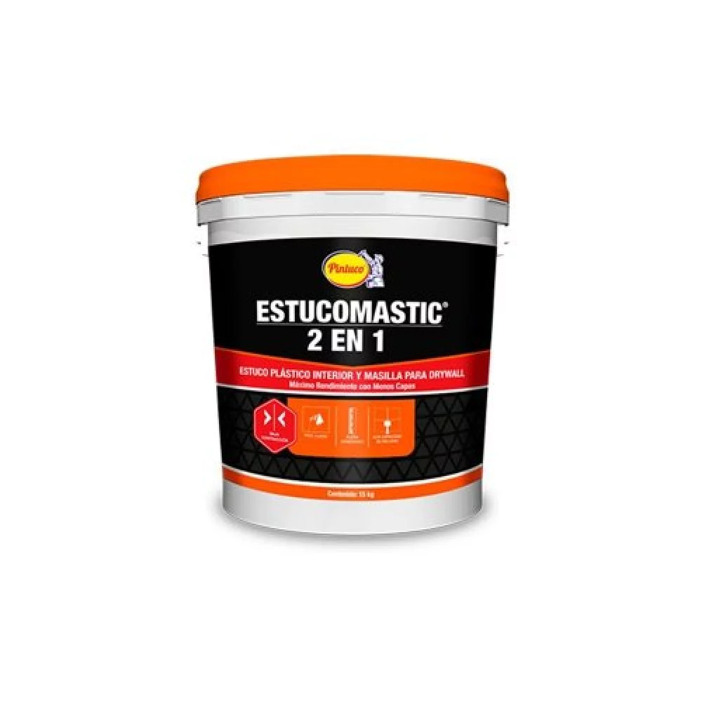 Estucomastic Blanco 18070 Balde 15 Kg