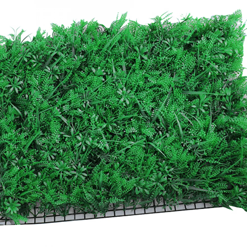 Follaje Artificial P/Pared 40x60cm Verde 100%Pe Decore
