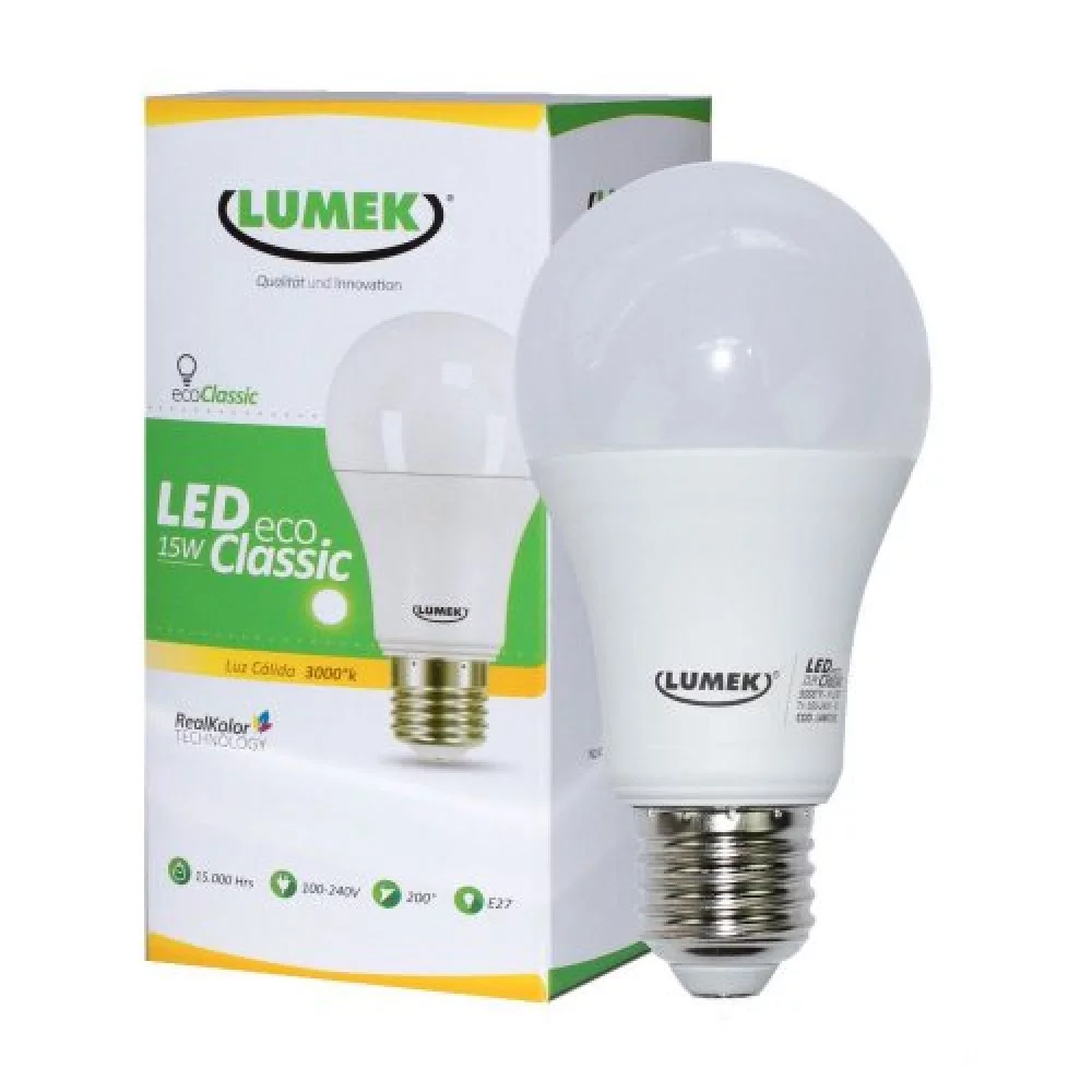 Led Eco Classic 15W 6500K 100-240V E27