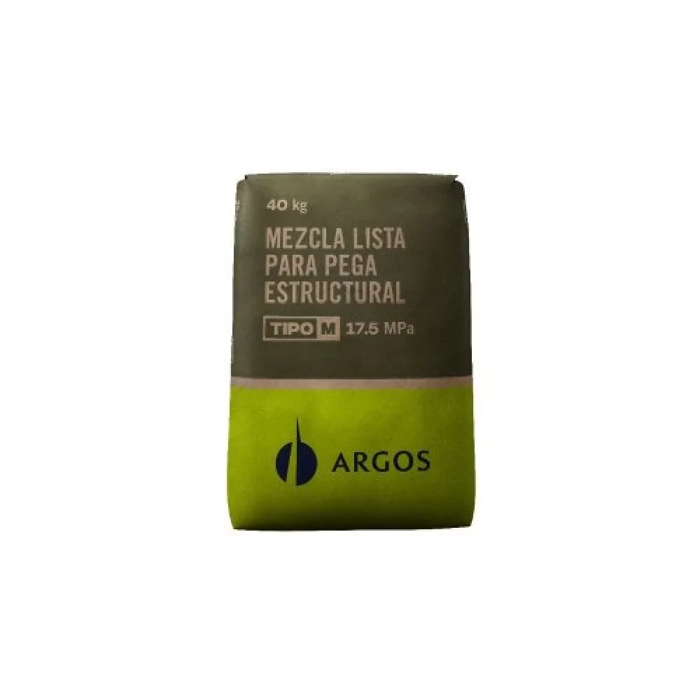 Mortero Seco Pega Pañete Tipo M 40 Kg Argos