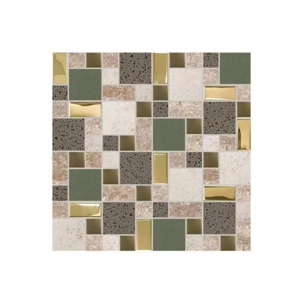 Mosaico Verde Muisca 30X60 Corona