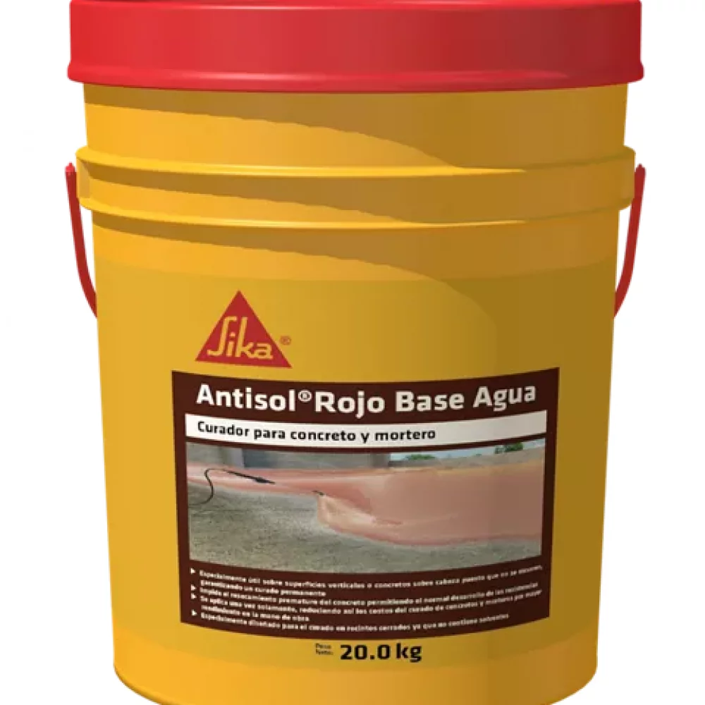 Sika Antisol Rojo Base Agua X 20 Kg