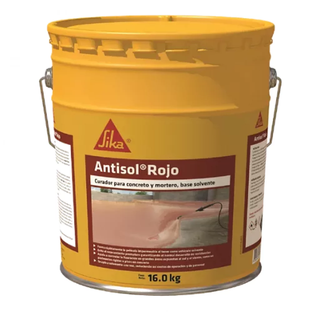 Sika Antisol Rojo X 16 Kg