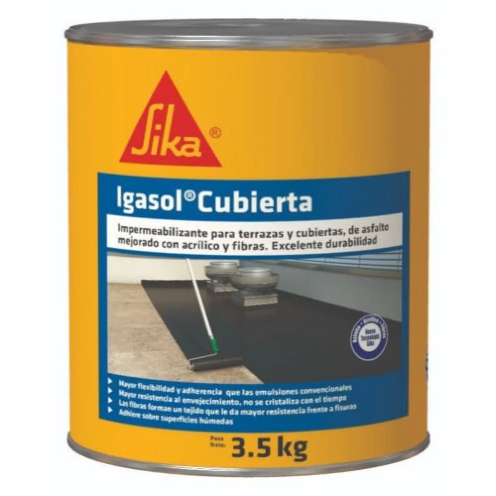 Sika Igasol Cubierta X 3.5 Kg