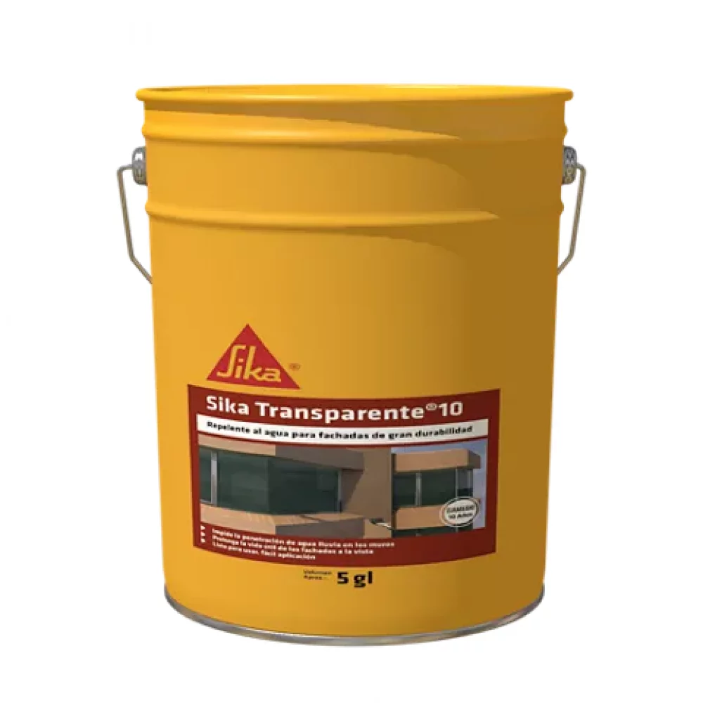 Sika Transparente 10 X 5 Gl (Cuñete) (16 Kg)