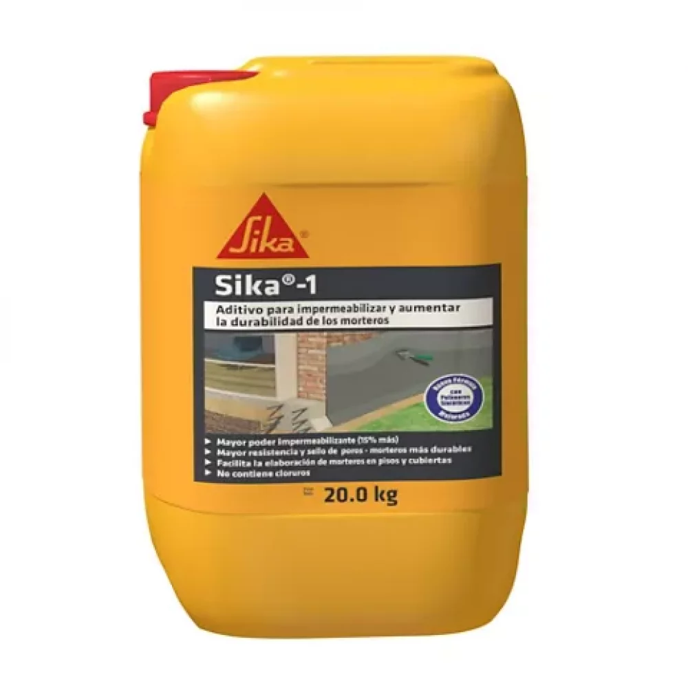 Sika1 X 20 Kg Liquido Aditivo para Morteros