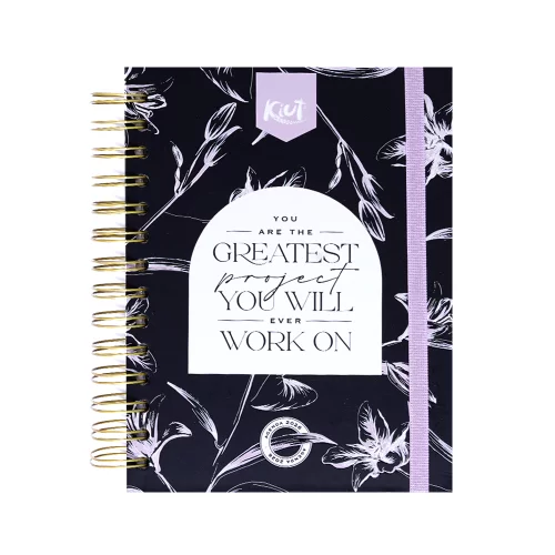 Agenda Diaria Kiut 2026 Black And White