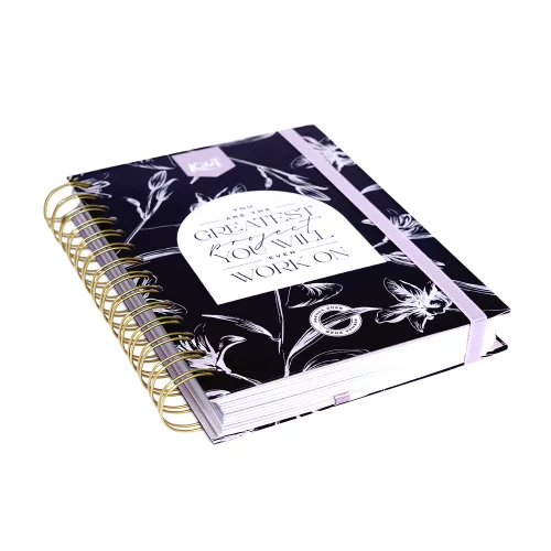 Agenda Diaria Kiut 2026 Black And White