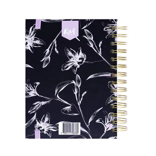 Agenda Diaria Kiut 2026 Black And White