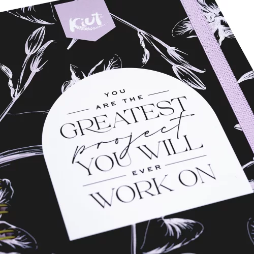 Agenda Diaria Kiut 2026 Black And White