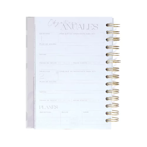 Agenda Diaria Kiut 2026 Black And White