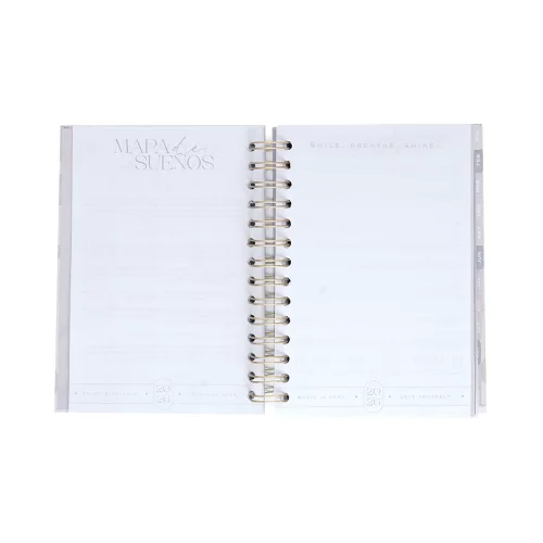 Agenda Diaria Kiut 2026 Black And White