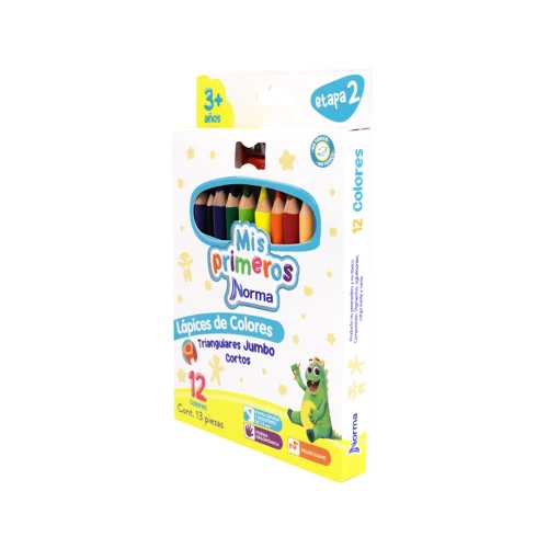 Caja de Colores Norma Gigantes x 12