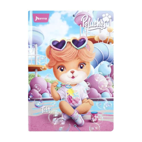 Carpeta Escolar Carton Peluches - Burbujas