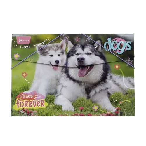 Carpeta Fuelle Carton Dogs - Forever