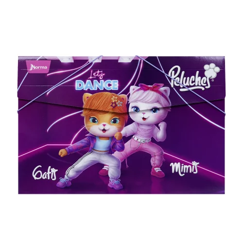Carpeta Fuelle Carton Peluches - Clase De Baile