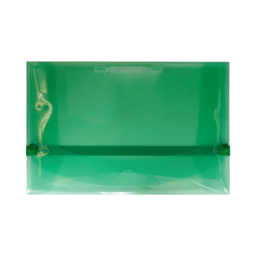 Carpeta Plastica De Seguridad Oficio Verde