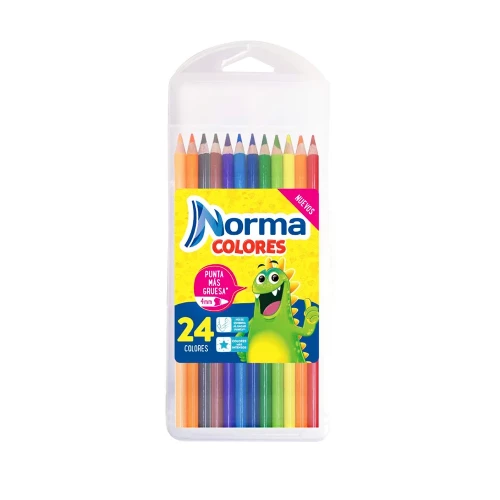 Colores Norma X24 Caja Plastica