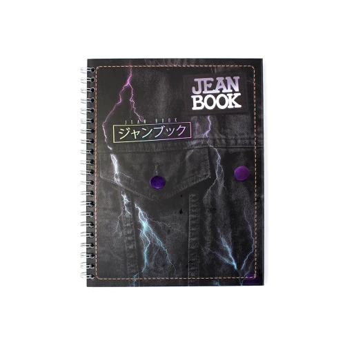 Cuaderno Argollado Profesional Raya Jean Book Rayo 160 Hojas