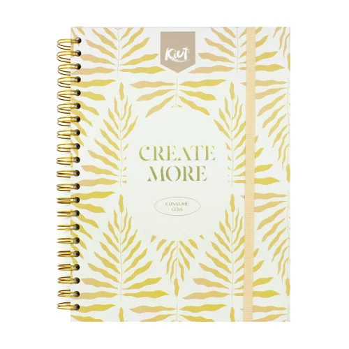 Cuaderno Argollado Durabook Platino Grande Kiut 175 Hojas 7 Materias Cuadriculado  Create More
