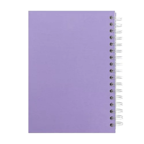 Cuaderno Argollado Tapa Dura  Mediano  7 Materias Linea Corriente Norma Cuero   Sideral Lila Ocean