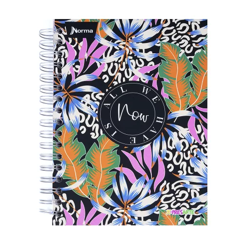Cuaderno argollado tapa dura femenino mediano 7M cuadriculado X-presarte - all we have