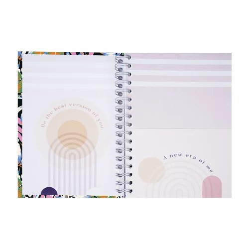 Cuaderno argollado tapa dura femenino mediano 7M cuadriculado X-presarte - all we have