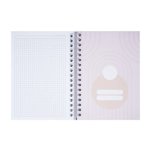 Cuaderno argollado tapa dura femenino mediano 7M cuadriculado X-presarte - all we have