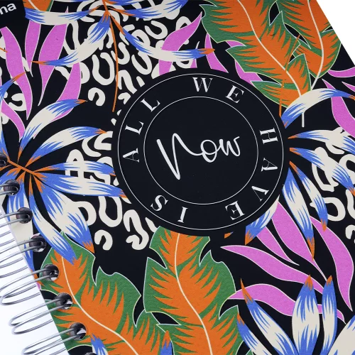 Cuaderno argollado tapa dura femenino mediano 7M cuadriculado X-presarte - all we have