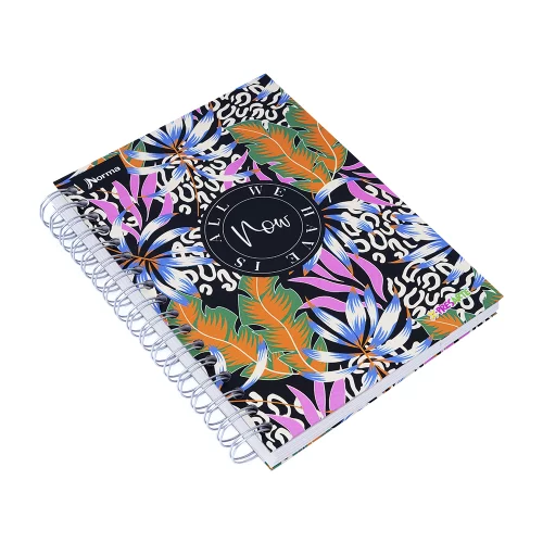 Cuaderno argollado tapa dura femenino mediano 7M cuadriculado X-presarte - all we have