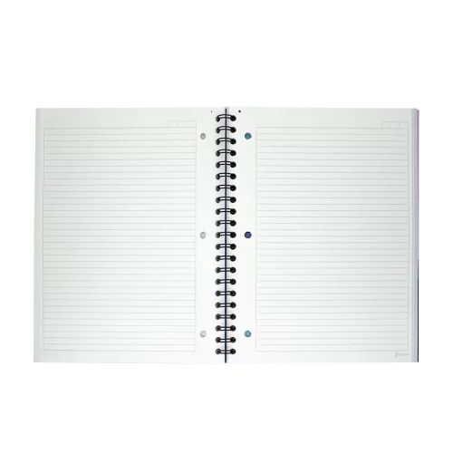 Cuaderno Argollado Tapa Dura Grande 80 Hojas Linea Corriente Los Simpsons - Atardecer