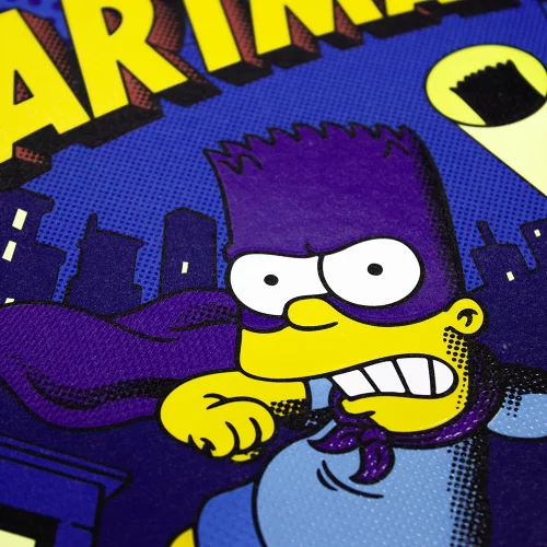 Cuaderno Argollado Tapa Dura Grande 80 Hojas Linea Corriente Los Simpsons - Bartman