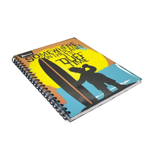 Cuaderno Argollado Tapa Dura Grande 80 Hojas Linea Corriente Los Simpsons - Somewhere