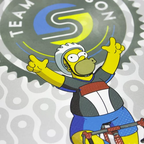 Cuaderno Argollado Tapa Dura Grande 80 Hojas Linea Corriente Los Simpsons - Team Simpson