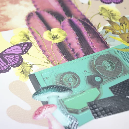 Cuaderno Argollado Tapa Dura Grande 80 Hojas Linea Corriente X-Presarte Cactus Love