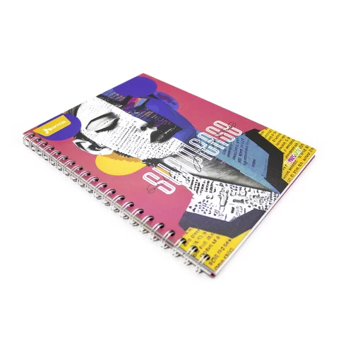 Cuaderno Argollado Tapa Dura Grande 80 Hojas Linea Corriente X-Presarte Sun Please