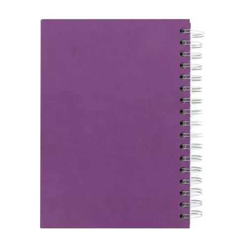 Cuaderno Argollado Tapa Dura Mediano 7 Materias Linea Corriente Norma Cuero -Vivella Morado Yourself