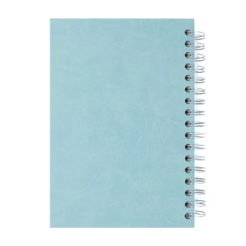 Cuaderno Argollado Tapa Dura Mediano 7 Materias Linea Corriente Norma Cuero Azul Claro Planetas